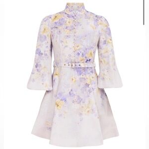 Zimmermann Crush Buttoned Mini Dress